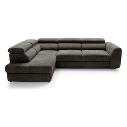 Luxus Ecksofa L-Form Dunkelbraun