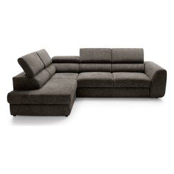 Luxus Ecksofa L-Form Dunkelbraun