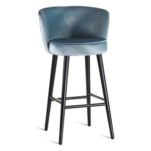 Barstuhl Blaugrau / Schwarz Barstuhl Blaugrau / Schwarz