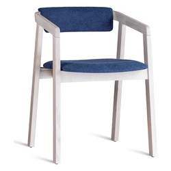Silla con Reposabrazos Azul / Blanco Silla con Reposabrazos Azul / Blanco