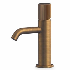 Luxus Waschtischarmatur Messing antik matt