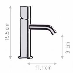 Robinet de Lavabo de Luxe Laiton Antique Mat