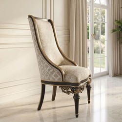 Luxus Barock Esszimmer Set Beige / Schwarz / Gold Luxus Barock Esszimmer Set Beige / Schwarz / Gold