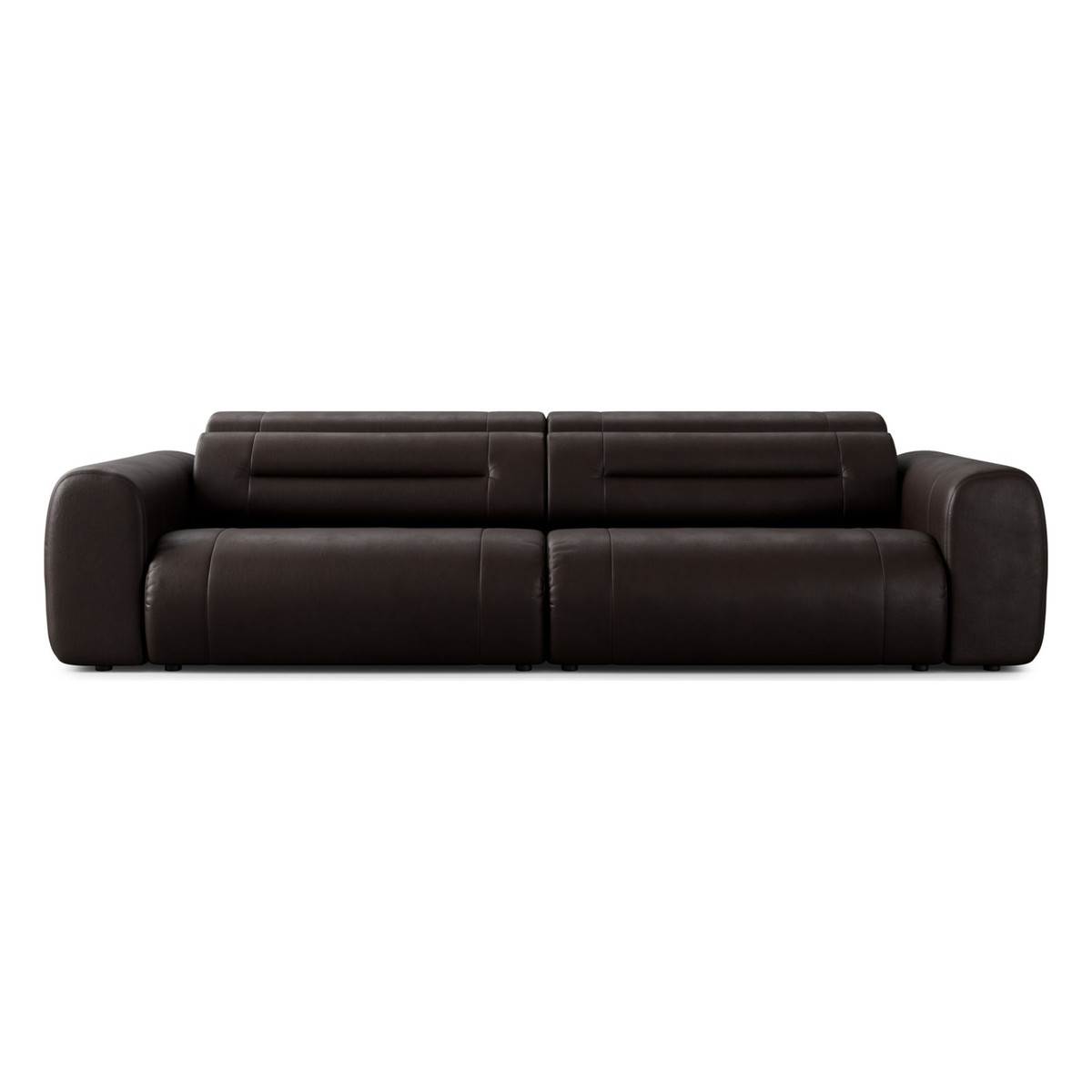 Modulares Ledersofa Dunkelbraun Modulares Ledersofa Dunkelbraun