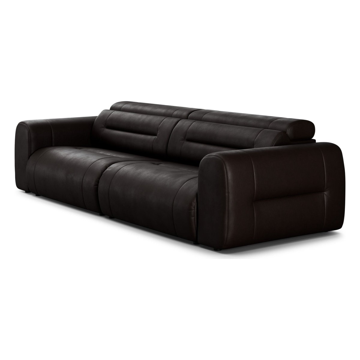 Modulares Ledersofa Dunkelbraun Modulares Ledersofa Dunkelbraun