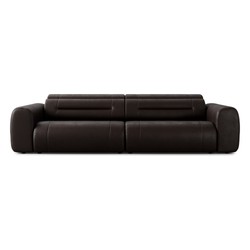 Modulares Ledersofa Dunkelbraun Modulares Ledersofa Dunkelbraun