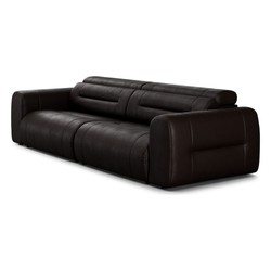 Modulares Ledersofa Dunkelbraun Modulares Ledersofa Dunkelbraun