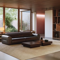 Modulares Ledersofa Dunkelbraun Modulares Ledersofa Dunkelbraun