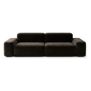 Luxus Sofa Schwarz Samt