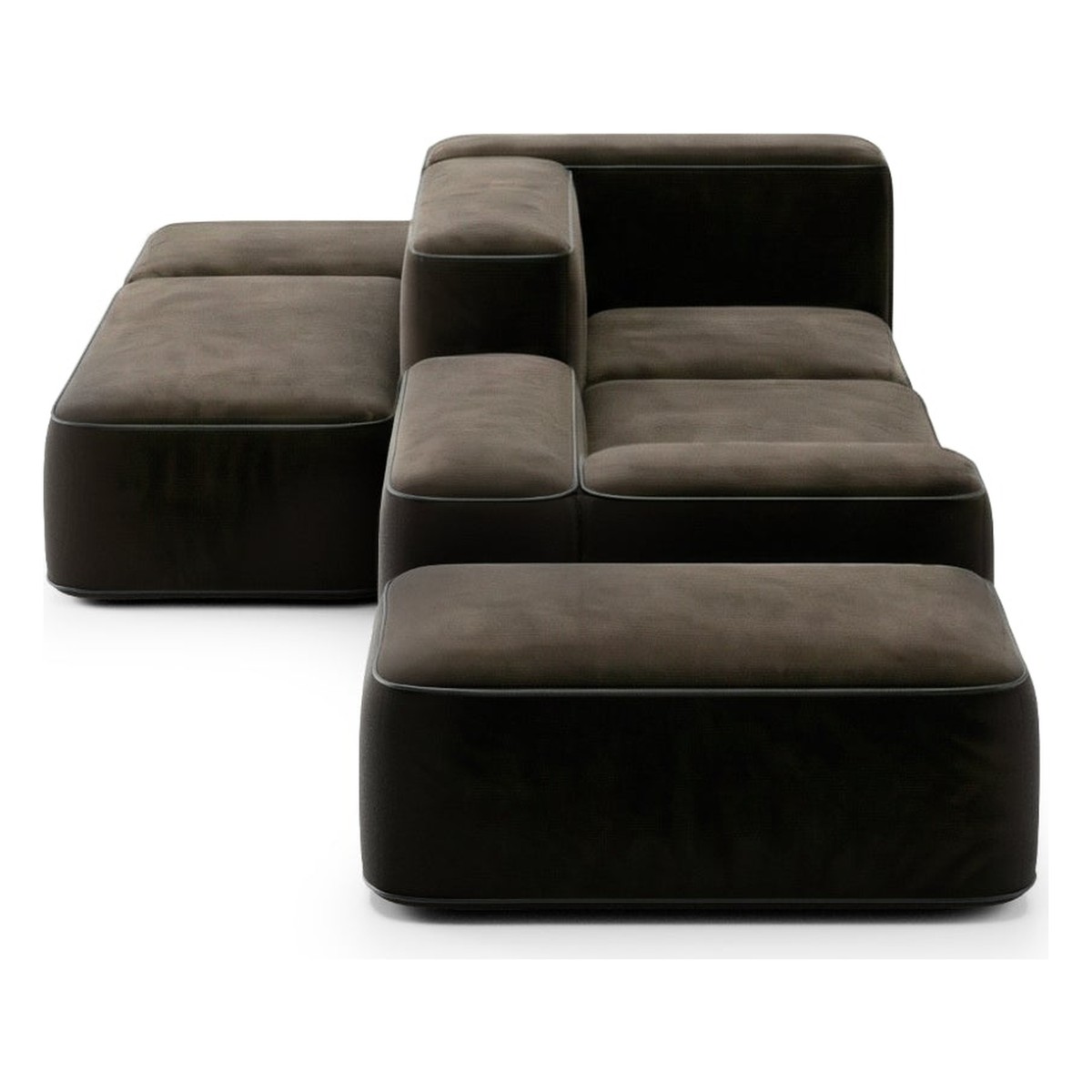 Luxus Lounge Sofa Schwarz Samt Luxus Lounge Sofa Schwarz Samt