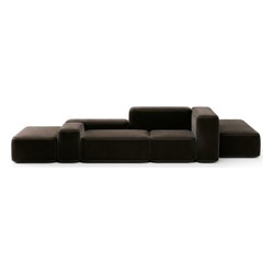 Luxus Lounge Sofa Schwarz Samt Luxus Lounge Sofa Schwarz Samt