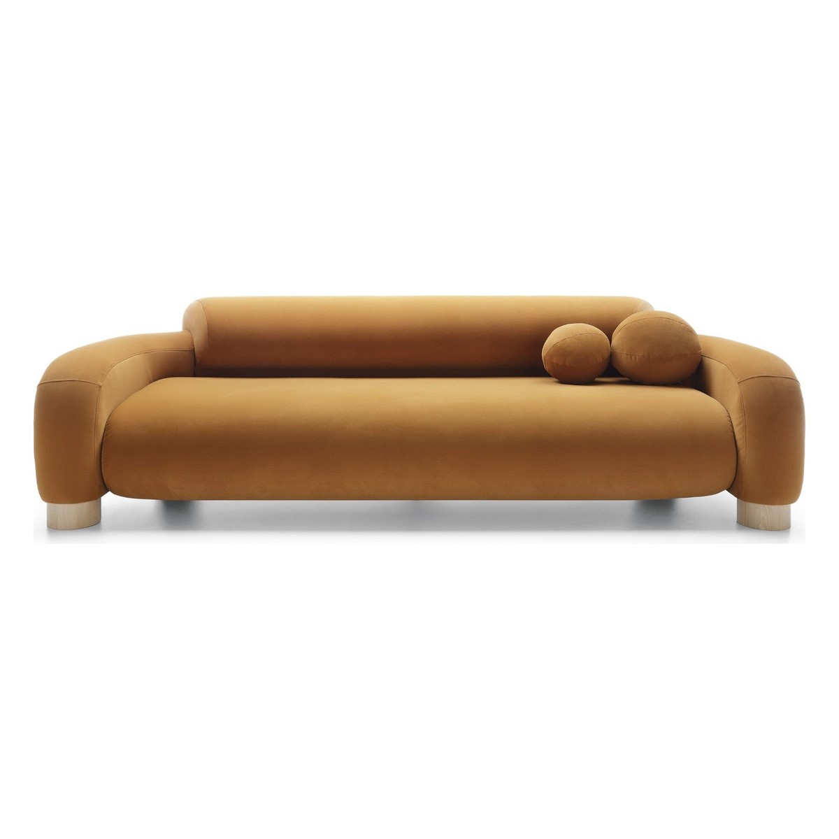 Luxus Samtsofa Orange Luxus Samtsofa Orange