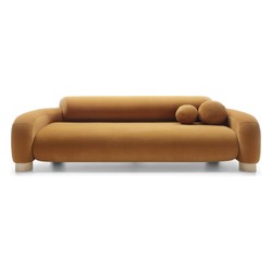 Luxus Samtsofa Orange Luxus Samtsofa Orange