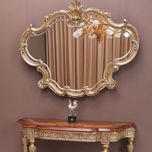Luxus Barock Wandspiegel Silber Luxus Barock Wandspiegel Silber