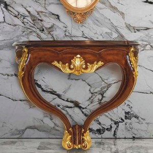Luxus Barock Wandkonsole Braun Gold Luxus Barock Wandkonsole Braun Gold