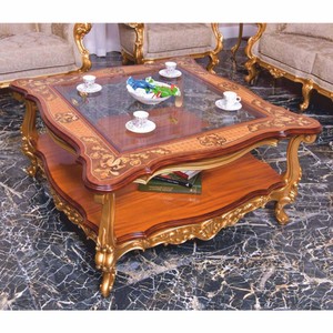 Luxus Barock Couchtisch Braun Gold Luxus Barock Couchtisch Braun Gold