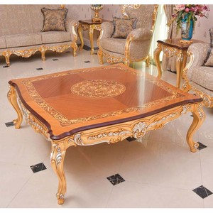 Luxus Barock Couchtisch Braun Gold Silber Luxus Barock Couchtisch Braun Gold Silber
