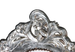 Casa Padrino baroque children chaise longue white / silver - Baroque Furniture