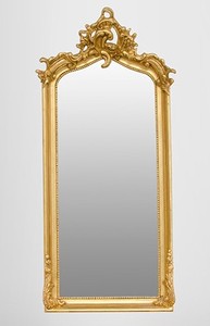 Casa Padrino Miroir Baroque Style Antique, Or, 115 x 48 cm Casa Padrino Miroir Baroque Style Antique, Or, 115 x 48 cm