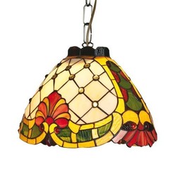 Casa Padrino lámpara colgante Tiffany Ø 34 cm - Lámpara colgante para salón Casa Padrino lámpara colgante Tiffany Ø 34 cm - Lámpara colgante para salón