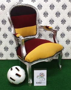 Baroque salon chair Germany Design / Silver Baroque salon chair Germany Design / Silver