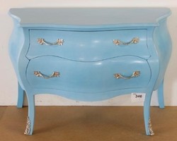 Baroque chest of drawers light blue 120 x 85 x 55 cm - SPECIAL!