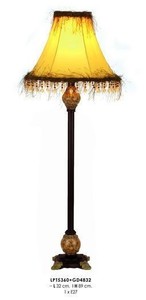 Casa Padrino baroque stool lamp with nostalgic shade - Baroque style table lamp Casa Padrino baroque stool lamp with nostalgic shade - Baroque style table lamp