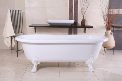 Independiente de baño de lujo Nouveau Milano Negro / Blanco - Free Standing Bañera barroco Independiente de baño de lujo Nouveau Milano Negro / Blanco - Free Standing Bañera barroco