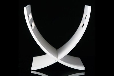 Casa Padrino concepteur porte-revues laque piano blanc (26,5 x28x36cm)