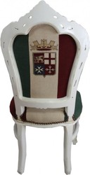 Dîner Casa Padrino baroque Chaise Italie / Crème Antique style