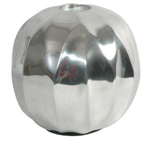 Casa Padrino Portavelas Designer Shine de Aluminio Pulido - Plata - 19 x 19 cm Casa Padrino Portavelas Designer Shine de Aluminio Pulido - Plata - 19 x 19 cm