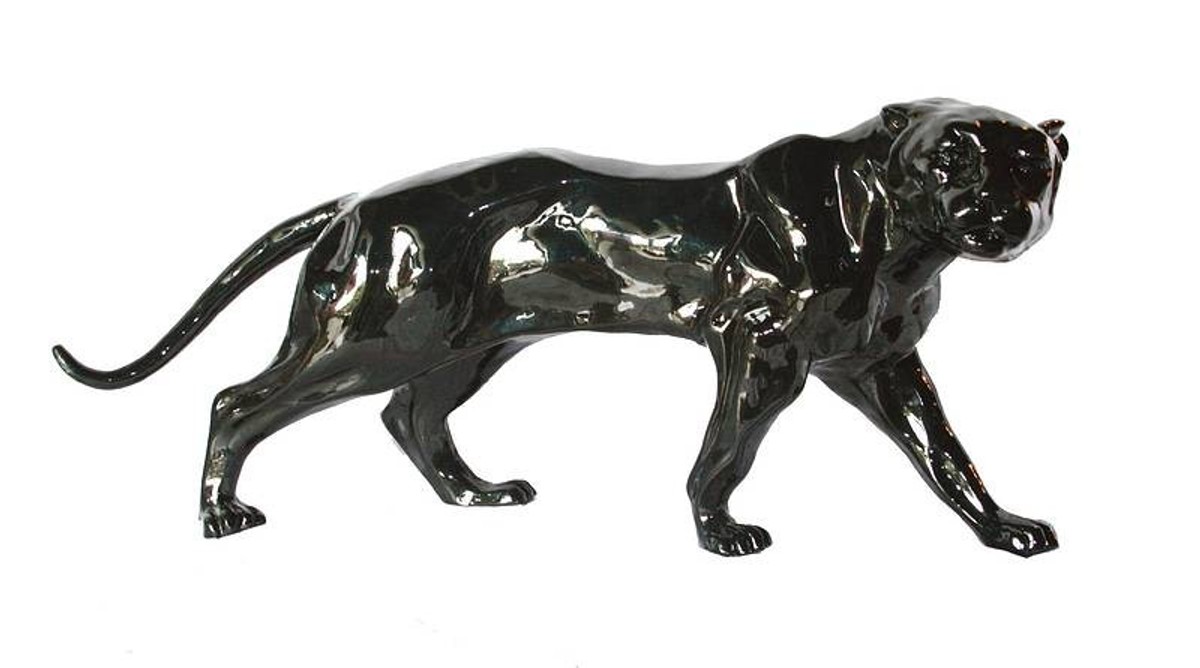 Panther Schwarz Skulptur Figur Black Sculpture Panther Schwarz Skulptur Figur Black Sculpture