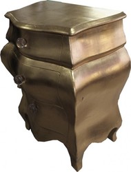 Casa Padrino Baroque Chest of Drawers in Antique Gold Leaf, 53 x 36 x 71.5 cm Casa Padrino Baroque Chest of Drawers in Antique Gold Leaf, 53 x 36 x 71.5 cm