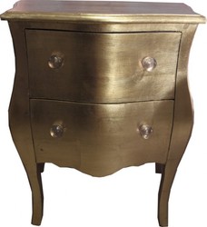 Casa Padrino Commode Baroque Or 63 x 36 x 78 cm - Meuble de Style Antique en Bois Massif