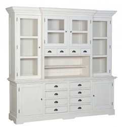 Casa Padrino armoire de salle à manger de style campagnard - Armoire en bois massif - Meubles de salle à manger de style campagnard