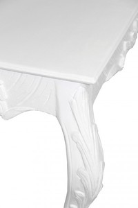 Casa Padrino Barock Esstisch im Shabby Chic Style Weiss, Länge 205 x Breite 104 x Höhe 82 cm