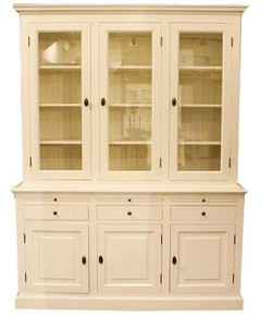 Casa Padrino large Shabby Chic country house style sideboard with 4 doors and 3 drawers - Pine & MDF, 180 x 50/40 x 220 cm Casa Padrino large Shabby Chic country house style sideboard with 4 doors and 3 drawers - Pine & MDF, 180 x 50/40 x 220 cm