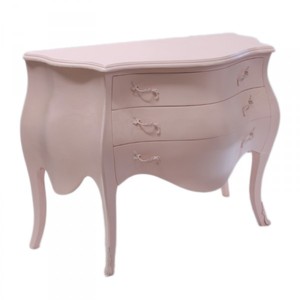 Casa Padrino Barock Kommode in Rosa - Massive Holzkommode im Antik Stil - 120 x 55 x 85 cm