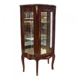 Casa Padrino Vitrine Baroque design Acajou - Meuble de rangement de luxe - 70 x 40 x 135 cm Casa Padrino Vitrine Baroque design Acajou - Meuble de rangement de luxe - 70 x 40 x 135 cm