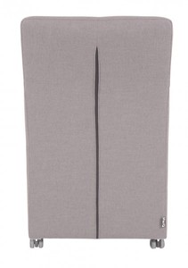 Casa Padrino Designer Esszimmer Stuhl Sessel Modell EF 319 Grau - Rollbar, 88 x 57 x 68 cm