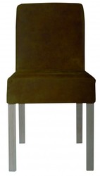 Casa Padrino Chaise de salle à manger designer ModEF 35 en cuir marron, hêtre massif, H 88 cm, L 45 cm, P 61 cm Casa Padrino Chaise de salle à manger designer ModEF 35 en cuir marron, hêtre massif, H 88 cm, L 45 cm, P 61 cm