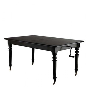 Casa Padrino luxury antique dining table spindle black Extendable 162 - 245 x 100 x H.77 cm from Casa Padrino Casa Padrino luxury antique dining table spindle black Extendable 162 - 245 x 100 x H.77 cm from Casa Padrino