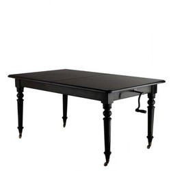 Casa Padrino luxury antique dining table spindle black Extendable 162 - 245 x 100 x H.77 cm from Casa Padrino Casa Padrino luxury antique dining table spindle black Extendable 162 - 245 x 100 x H.77 cm from Casa Padrino