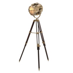 Elegant Stand Lamp Tripod floor lamp Height: 190 cm, height adjustable - High-quality brass floor lamp - Luxury quality Elegant Stand Lamp Tripod floor lamp Height: 190 cm, height adjustable - High-quality brass floor lamp - Luxury quality