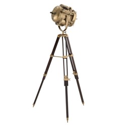 Elegant Stand Lamp Tripod floor lamp Height: 190 cm, height adjustable - High-quality brass floor lamp - Luxury quality Elegant Stand Lamp Tripod floor lamp Height: 190 cm, height adjustable - High-quality brass floor lamp - Luxury quality