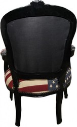 Casa Padrino baroque salon chair USA Design / Black
