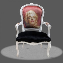 Casa Padrino Barock Salon Stuhl Marilyn Monroe Chair Chairs Möbel Interior Einrichtung Furniture Casa Padrino Barock Salon Stuhl Marilyn Monroe Chair Chairs Möbel Interior Einrichtung Furniture