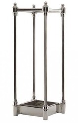 Casa Padrino Schirmständer Eichholtz Square Umbrella Stand Silber Nickel Plated Brass Messing Casa Padrino Schirmständer Eichholtz Square Umbrella Stand Silber Nickel Plated Brass Messing