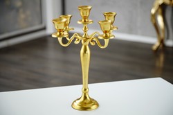 Kerzenhalter Gold Kerzenleuchter Golden Candle Holder Barock Baroque