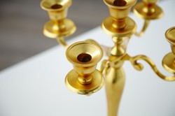 Kerzenhalter Gold Kerzenleuchter Golden Candle Holder Barock Baroque